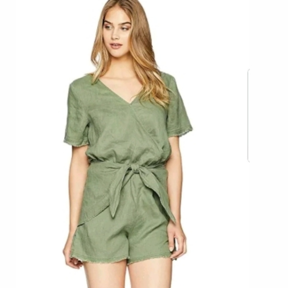 Sanctuary Date Palm Romper Green L